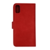 iPhone X & XS - 2i1 aftagelig magnet cover til etui m. kortplads rød